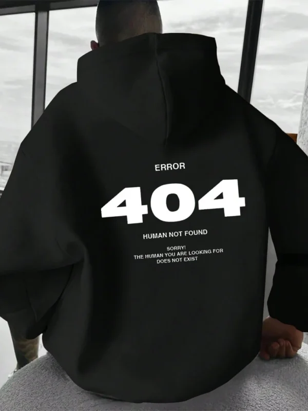 404 Buzo Canguro Hoodie 404 (Calidad Premium-Unisex)