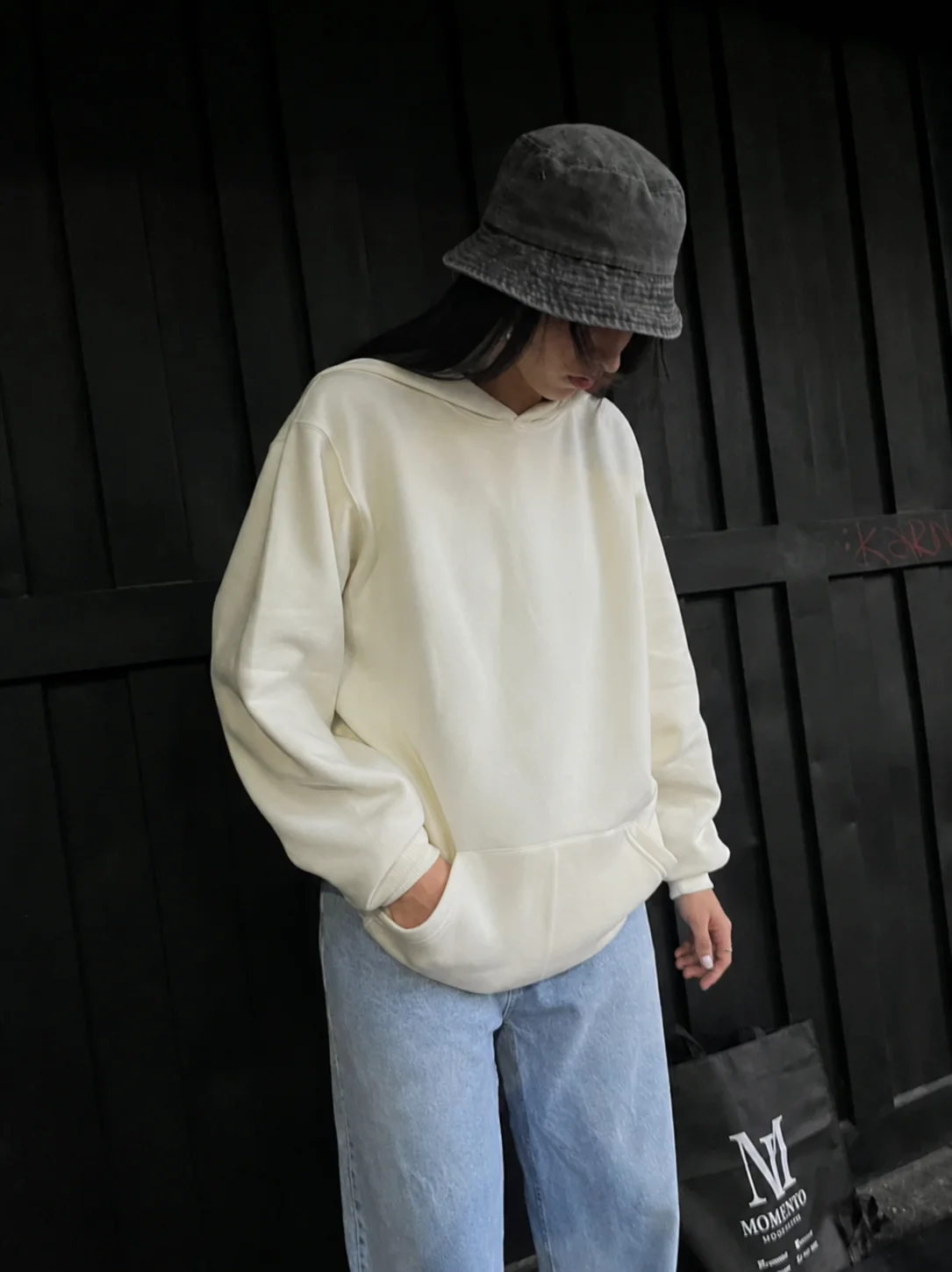CANGURO HOODIE LISO MORAS IND