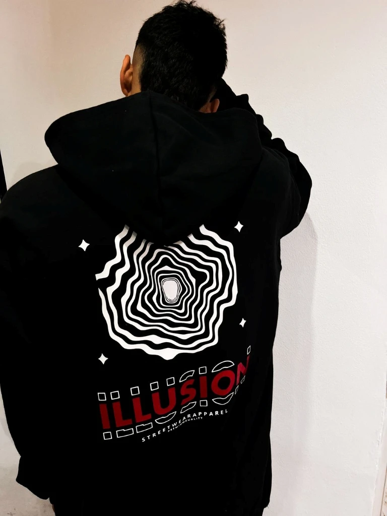 Buzo Canguro Hoodie Illusion (Calidad Premium-Unisex)