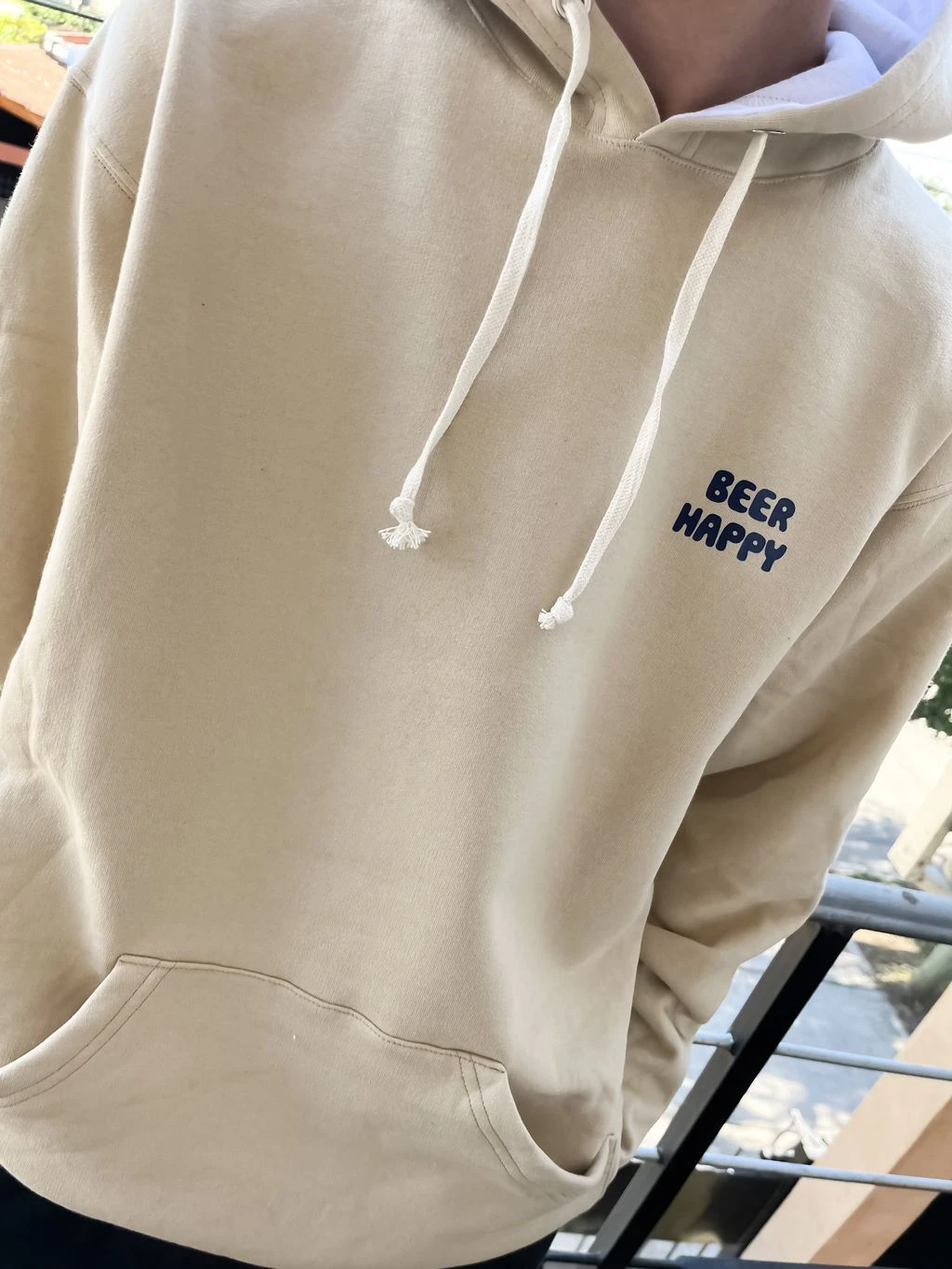 Buzo Canguro Hoodie Beer Happy (Calidad Premium-Unisex)