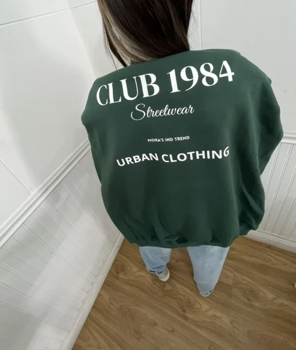 IMG9349 Buzo Canguro Hoodie Club 1984 (Calidad Premium-UNISEX)