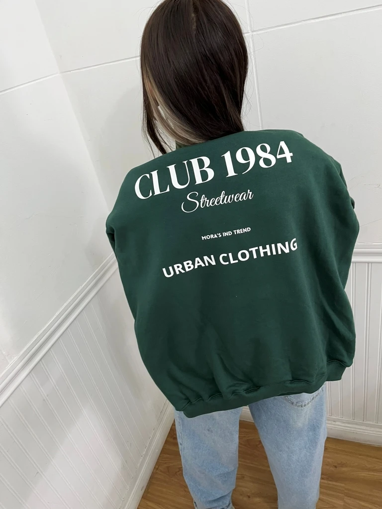 IMG9350 Buzo Canguro Hoodie Club 1984 (Calidad Premium-UNISEX)