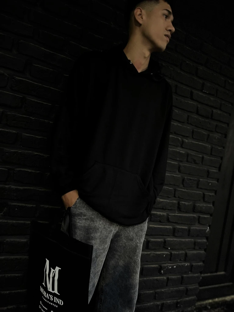 Buzo Canguro Hoodie Liso (Calidad Premium-UNISEX)