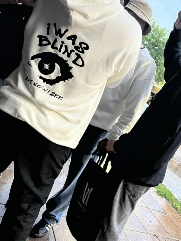 Buzo Canguro Hoodie I Was Blind (Calidad Premium-Unisex)