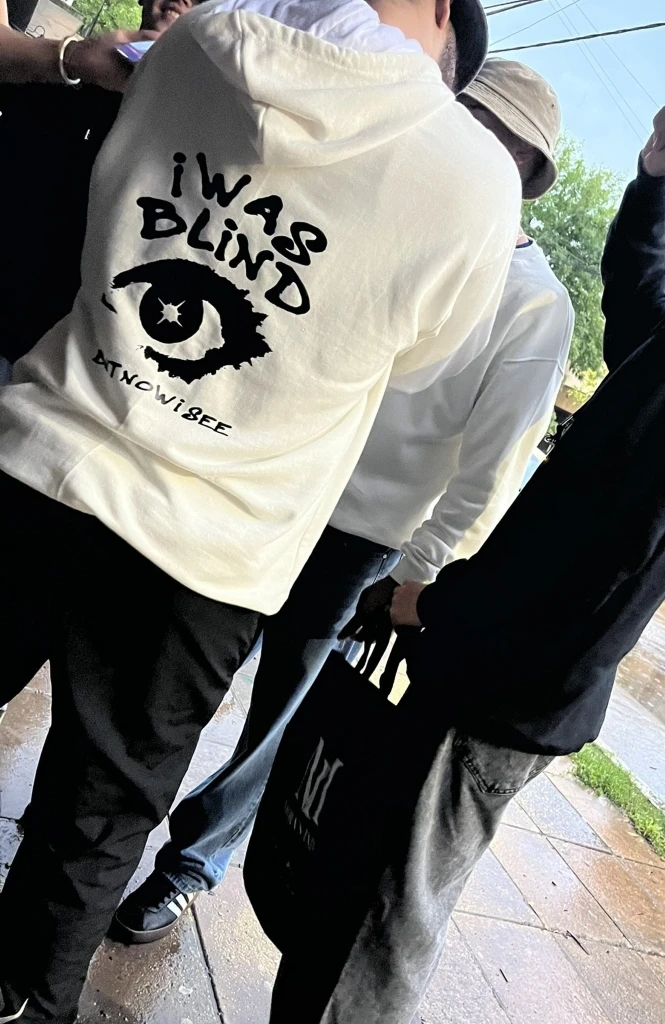 Buzo Canguro Hoodie I Was Blind (Calidad Premium-Unisex)