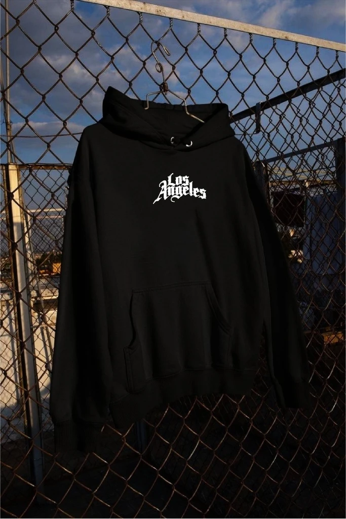 Buzo Canguro Hoodie Los Angeles Gotic (Calidad Premium-Unisex)