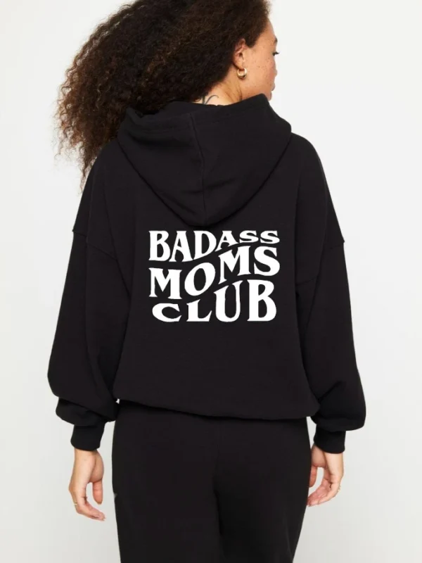 badassmodelo Buzo Canguro Hoodie Badass (Calidad Premium-Unisex)