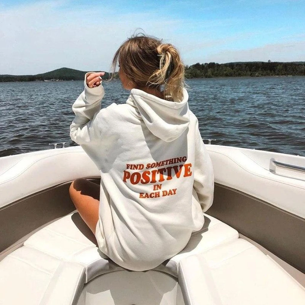 Buzo Canguro Hoodie Positive (Calidad Premium-Unisex)