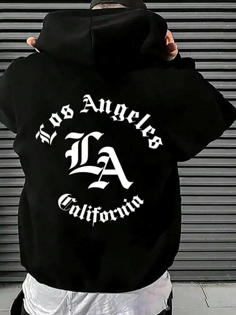 Buzo Canguro Hoodie "LA" (Calidad Premium-Unisex)