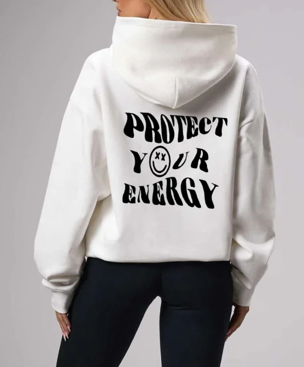 Buzo Canguro Hoodie Protect Your Energy (Calidad Premium-Unisex)