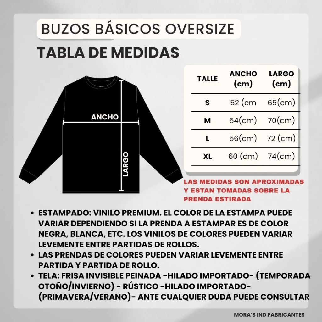 Buzo "Basic" (Calidad premium-UNISEX)