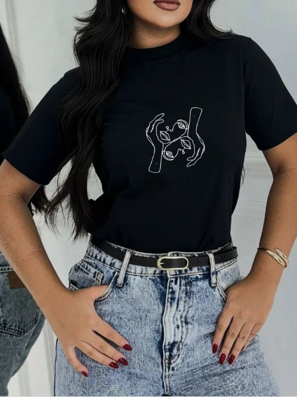 Remera Caras (ALG-D)