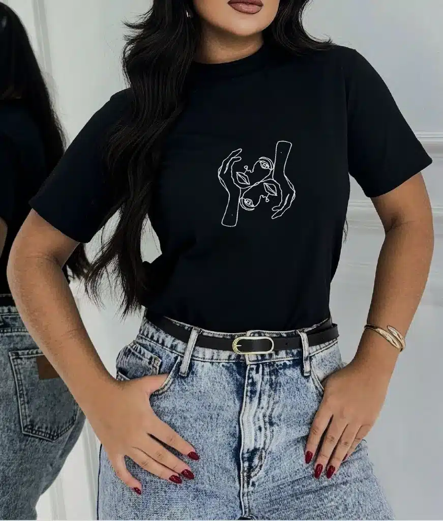 CARASMODELODAMA Remera Caras (ALG-D)