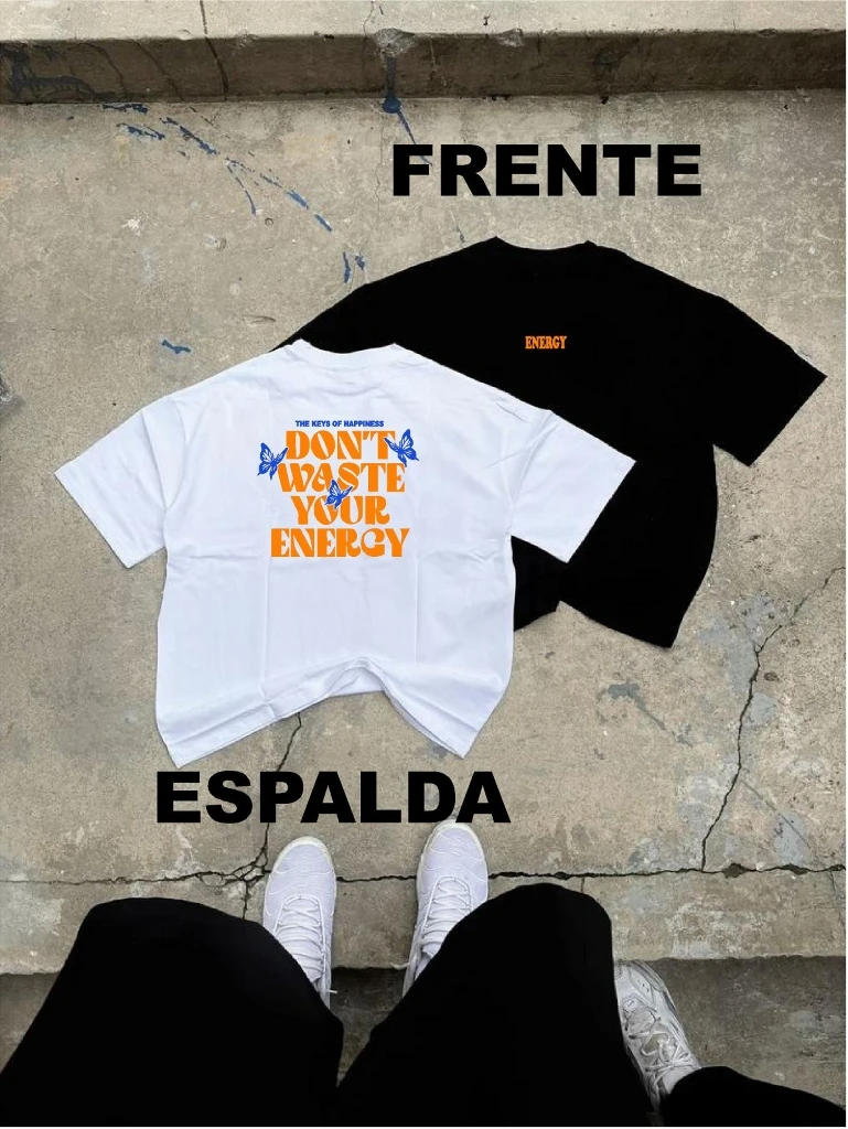 Remeron Oversize Dont Waste Energy (Unisex-ALG)