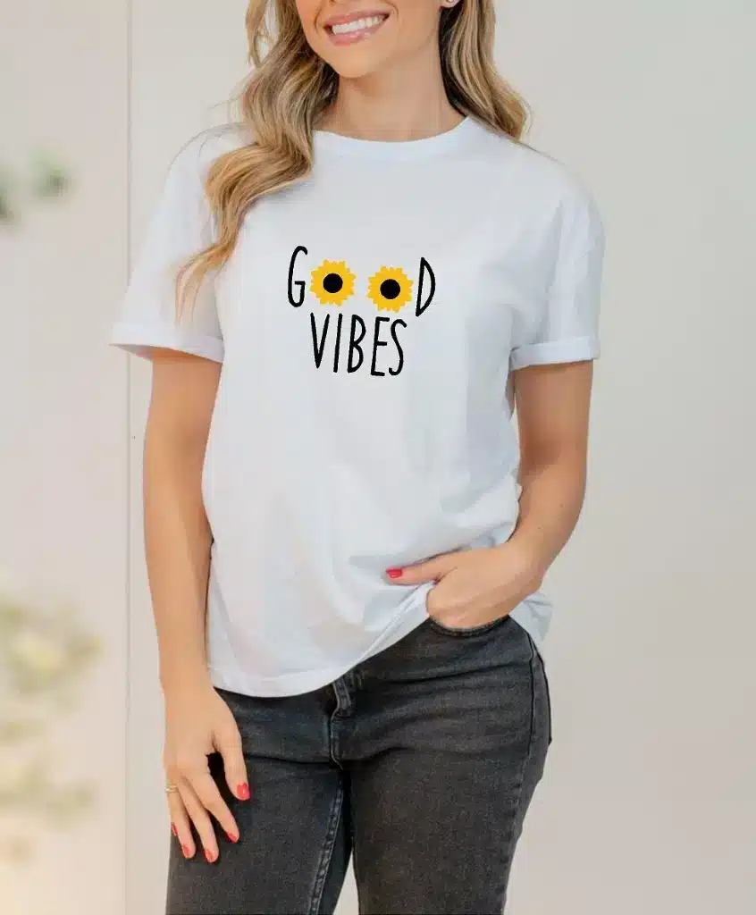 GOODVIBESMODELODAMA Remera Good Vibes Girasol (ALG-D)