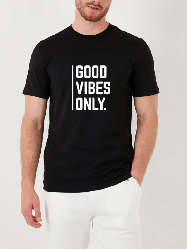 Remera Good Vibes Only (ALG-H)