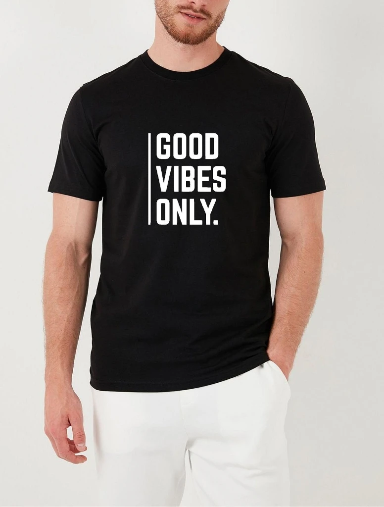 Remera Good Vibes Only (ALG-H)