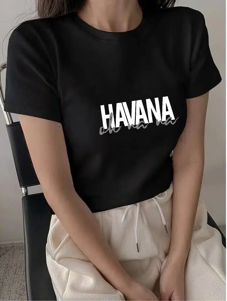 HAVANAOHNANACAMBIARMODELOPORQUEYALOUSE Remera Havana Oh nana (ALG-D)