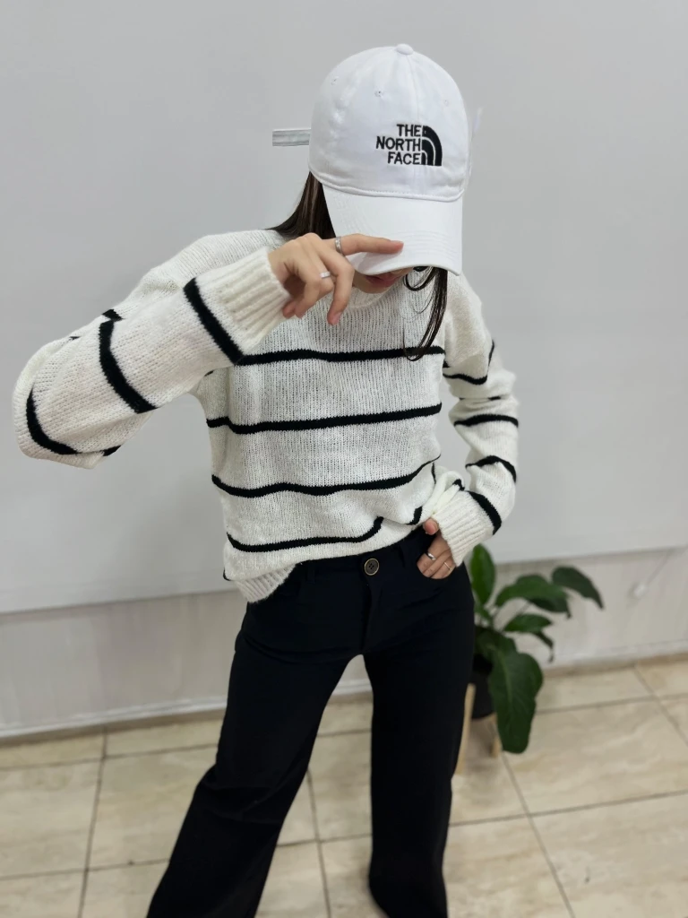 Sweater Rayado Hilo Friz