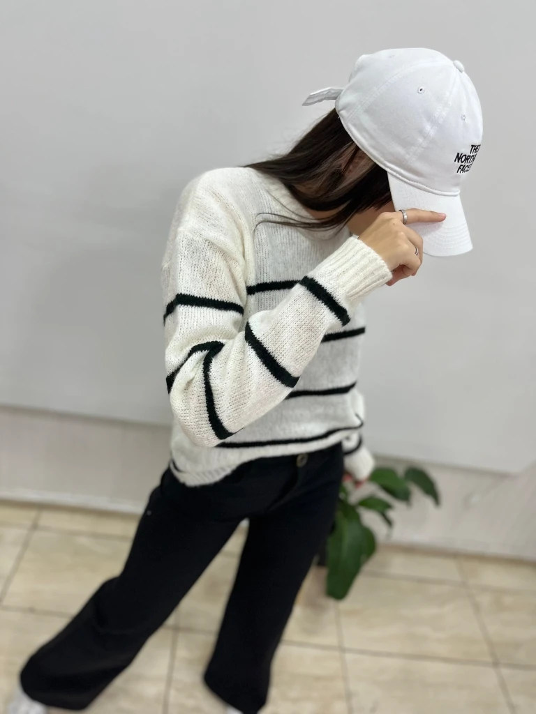 Sweater Rayado Hilo Friz