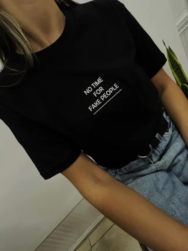 Remera No Time For Fake (ALG-D)