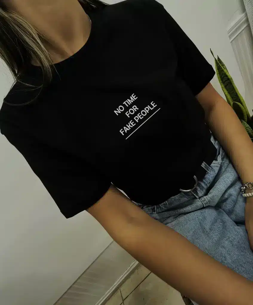 Remera No Time For Fake (ALG-D)