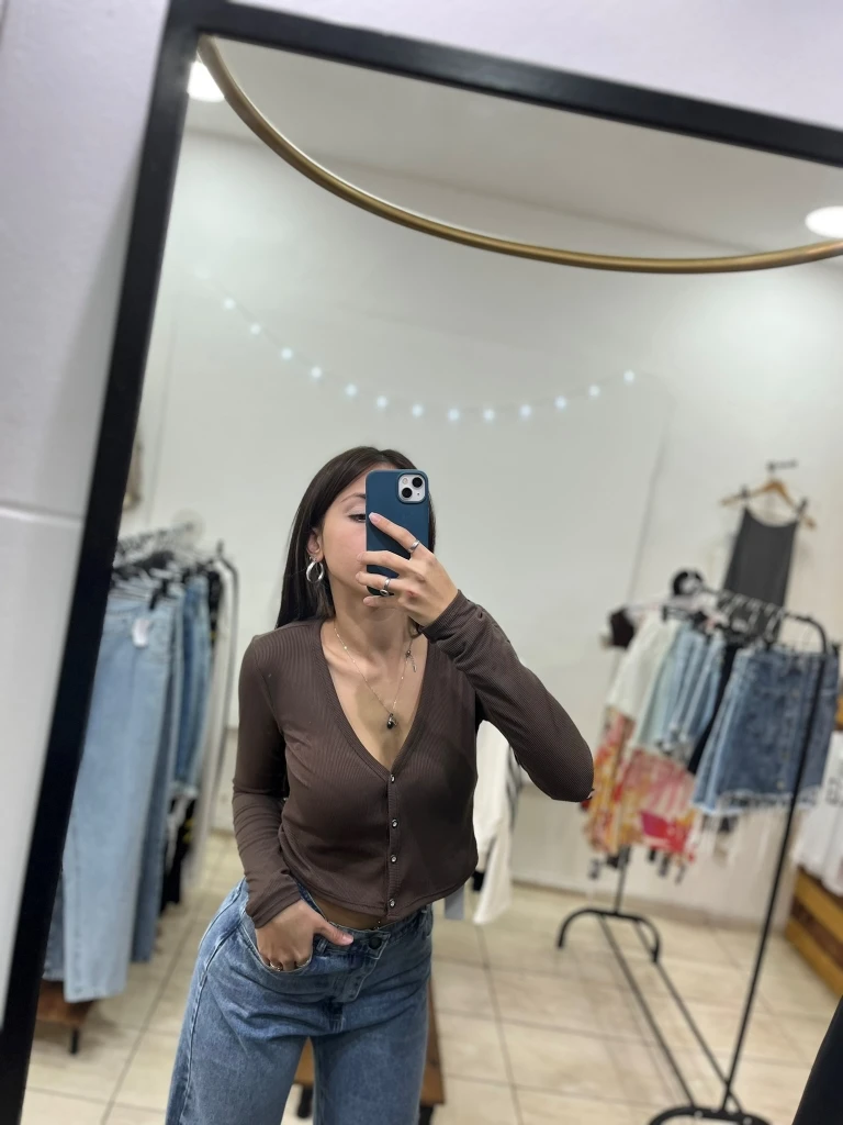 Remera Manga Larga Botones (Morley)