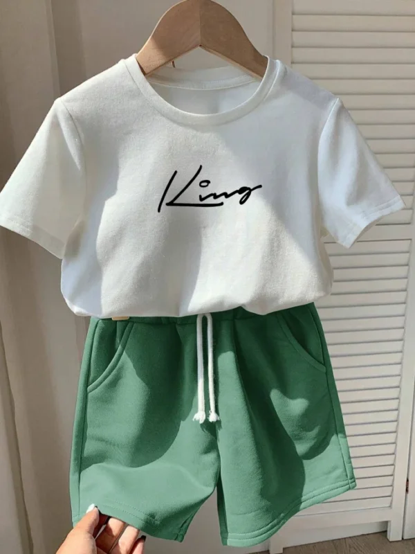 Remera King Cursiva (Calidad Premium-Kids)