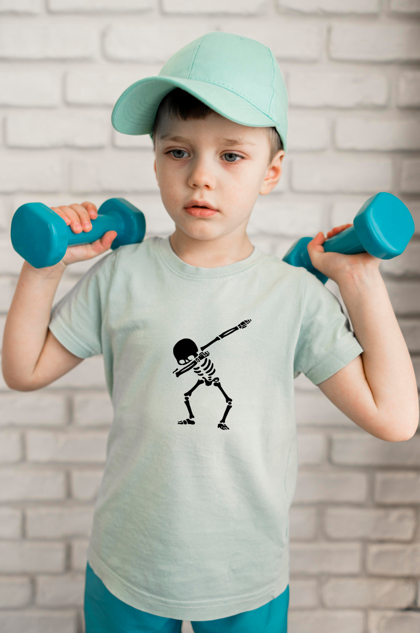 Remera Esqueleto (Calidad Premium-Kids)