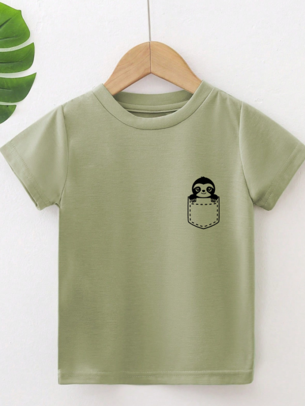 Remera Perezoso (Calidad Premium-Kids)