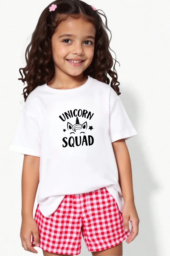 Remera Unicorn Squad (Calidad Premium-Kids)