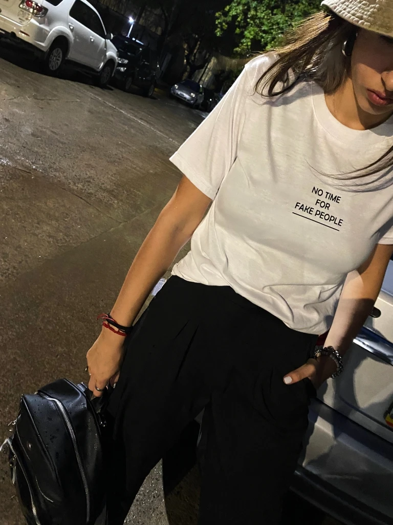 Remera No Time For Fake (ALG-D)