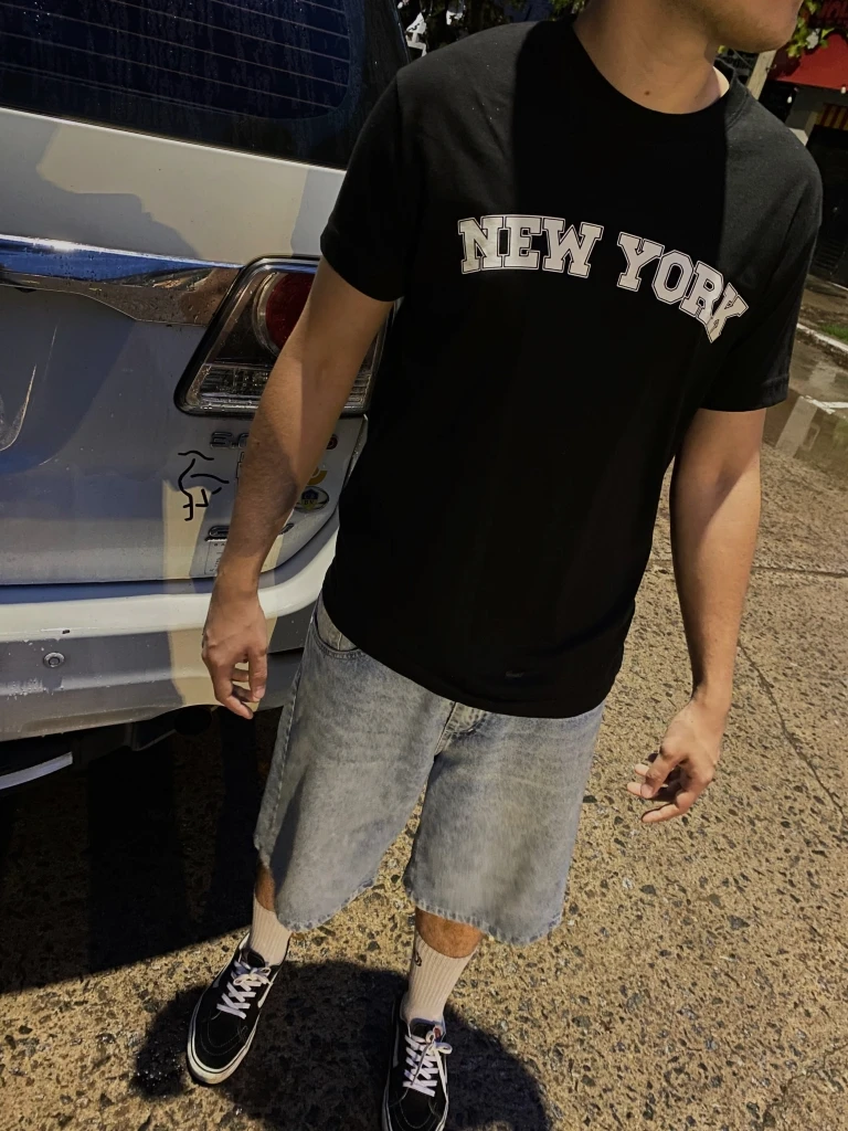 Remera New York Contorno (ALG-H)