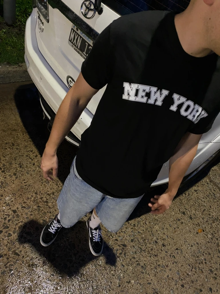 Remera New York Contorno (ALG-H)