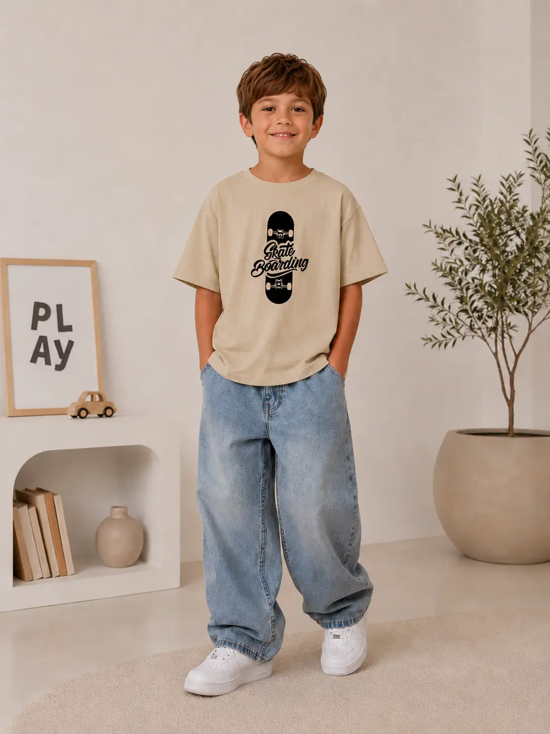 REMERA SKATEBOARIDNG KIDS MORAS IND