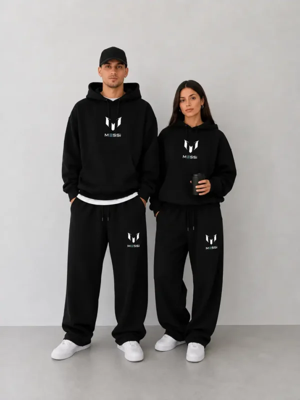 Conjunto Messi (Canguro Estampado + Pantalon Recto Estampado)